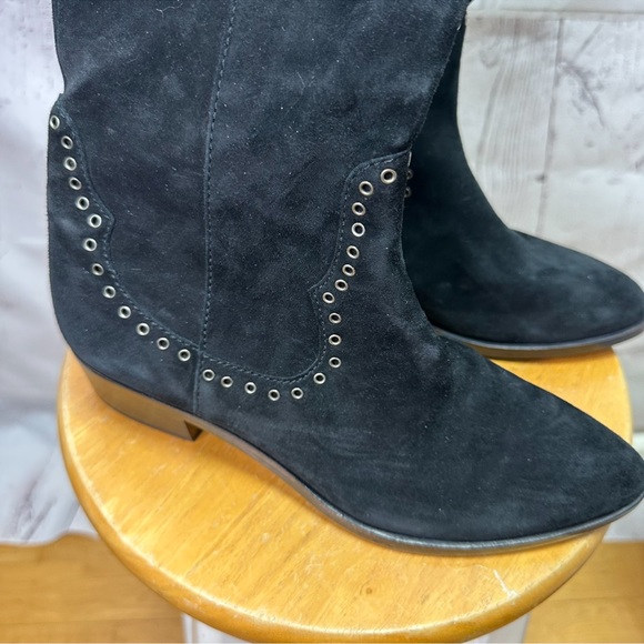 NWOT Frye Suede Boots Black - Picture 5 of 16